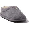 imageDearfoams Womens Wren High Vamp Clog IndoorOutdoor Memory Foam SlipperLight Heather Grey