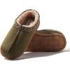 imageDearfoams Womens Wren High Vamp Clog IndoorOutdoor Memory Foam SlipperLoden