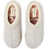 imageDearfoams Womens Wren High Vamp Clog IndoorOutdoor Memory Foam SlipperOatmeal