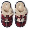 imageDearfoams Kids and Toddlers Lil Bear Baby Bear Christmas Holiday Matching Pajama Family Bear SlipperLil Bear Peacoat