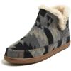 imageDearfoams Mens Brixen IndoorOutdoor Memory Foam Boot Alpine Camping Cozy Slipper House ShoeGrey Combo