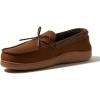imageDearfoams Mens Indoor Outdoor Breathable Pierce Moccasin SlipperChestnut