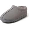imageDearfoams Womens Suede Indoor Outdoor Doreen ClogGrey