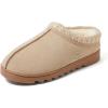 imageDearfoams Womens Suede Indoor Outdoor Doreen ClogSand