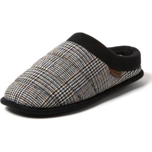 imageDearfoams Mens Breathable Memory Foam Asher Clog House Shoe SlipperBlack