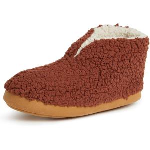 imageDearfoams Mens Heritage Warm Up BootieRustic Brown Sherpa