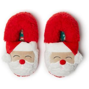 imageDearfoams Toddler ampamp Kids Cute Shark Cow Unicorn Dog Dinosaur and Animal Critter SlippersKids Santa