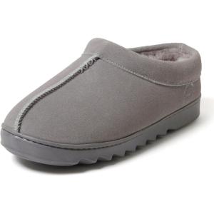 imageDearfoams Womens Suede Indoor Outdoor Doreen ClogGrey