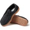 imageDearfoams Mens Bennett IndoorOutdoor Memory Foam Comfort Chukka BootBlack