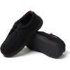 imageDearfoams Mens Bennett IndoorOutdoor Memory Foam Comfort Chukka BootDark Black
