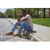 imageDearfoams Mens Bennett IndoorOutdoor Memory Foam Comfort Chukka BootDark Black