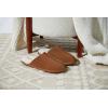 imageDearfoams Mens Genuine Suede Indoor Outdoor Comfort Memory Foam Bradford Scuff House SlipperChestnut 2