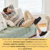 imageDearfoams Mens IndoorOutdoor Breathable Memory Foam Brendan Clog House Shoe Slipper with Wide WidthsCoffee