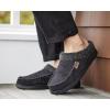 imageDearfoams Mens IndoorOutdoor Breathable Memory Foam Brendan Clog House Shoe Slipper with Wide WidthsCoffee