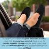 imageDearfoams Womens Comfort Memory Foam Indoor Outdoor Katie Slip On Loafer Ballet SlipperSleet