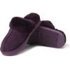 imageDearfoams Womens Fireside Sydney Shearling Fur IndoorOutdoor Scuff Slipper with Wide WidthsAubergine