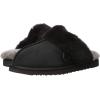 imageDearfoams Womens Fireside Sydney Shearling Fur IndoorOutdoor Scuff Slipper with Wide WidthsBlack