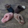 imageDearfoams Womens Fireside Sydney Shearling Fur IndoorOutdoor Scuff Slipper with Wide WidthsBlack Combo