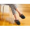 imageDearfoams Womens Fireside Sydney Shearling Fur IndoorOutdoor Scuff Slipper with Wide WidthsBlack Combo