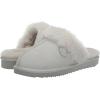 imageDearfoams Womens Fireside Sydney Shearling Fur IndoorOutdoor Scuff Slipper with Wide WidthsBone