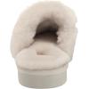 imageDearfoams Womens Fireside Sydney Shearling Fur IndoorOutdoor Scuff Slipper with Wide WidthsBone