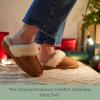 imageDearfoams Womens Fireside Sydney Shearling Fur IndoorOutdoor Scuff Slipper with Wide WidthsChestnut