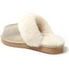 imageDearfoams Womens Fireside Sydney Shearling Fur IndoorOutdoor Scuff Slipper with Wide WidthsGold
