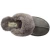 imageDearfoams Womens Fireside Sydney Shearling Fur IndoorOutdoor Scuff Slipper with Wide WidthsGrey