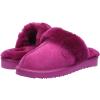 imageDearfoams Womens Fireside Sydney Shearling Fur IndoorOutdoor Scuff Slipper with Wide WidthsMystic Purple