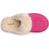 imageDearfoams Womens Fireside Sydney Shearling Fur IndoorOutdoor Scuff Slipper with Wide WidthsParadise Pink