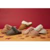 imageDearfoams Womens Fireside Sydney Shearling Fur IndoorOutdoor Scuff Slipper with Wide WidthsPeacoat