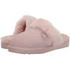 imageDearfoams Womens Fireside Sydney Shearling Fur IndoorOutdoor Scuff Slipper with Wide WidthsPink