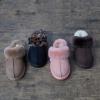 imageDearfoams Womens Fireside Sydney Shearling Fur IndoorOutdoor Scuff Slipper with Wide WidthsPink Bisque