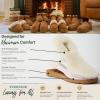 imageDearfoams Womens Fireside Sydney Shearling Fur IndoorOutdoor Scuff Slipper with Wide WidthsSand
