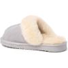 imageDearfoams Womens Fireside Sydney Shearling Fur IndoorOutdoor Scuff Slipper with Wide WidthsSleet
