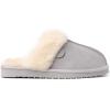 imageDearfoams Womens Fireside Sydney Shearling Fur IndoorOutdoor Scuff Slipper with Wide WidthsSleet