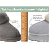 imageDearfoams Womens Fireside Sydney Shearling Fur IndoorOutdoor Scuff Slipper with Wide WidthsSleet Platform