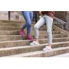 imageDearfoams Womens Fireside Sydney Shearling Fur IndoorOutdoor Scuff Slipper with Wide WidthsSleet Platform