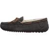 imageDearfoams Womens Fireside Water Resistant Genuine Shearling Victoria Moc with TieGrey