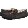 imageDearfoams Womens Fireside Water Resistant Genuine Shearling Victoria Moc with TieGrey