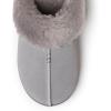 imageDearfoams Womens Fuzzy Memory Foam Suede Helena Scuff SlipperGrey