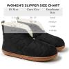 imageDearfoams Womens IndoorOutdoor Warm Up Bootie SlipperBlack