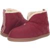 imageDearfoams Womens IndoorOutdoor Warm Up Bootie SlipperCabernet