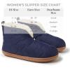 imageDearfoams Womens IndoorOutdoor Warm Up Bootie SlipperPeacoat