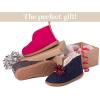 imageDearfoams Womens IndoorOutdoor Warm Up Bootie SlipperSangria