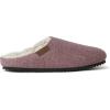 imageDearfoams Womens Microwool Molded Footbed Clog SlipperAubergine