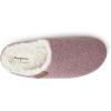 imageDearfoams Womens Microwool Molded Footbed Clog SlipperAubergine