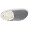 imageDearfoams Womens Microwool Molded Footbed Clog SlipperGrey Heather