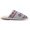 imageDearfoams Womens Novelty Scuff with Eye Mask SlipperGrey