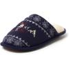 imageDearfoams Womens Novelty Scuff with Eye Mask SlipperNavy